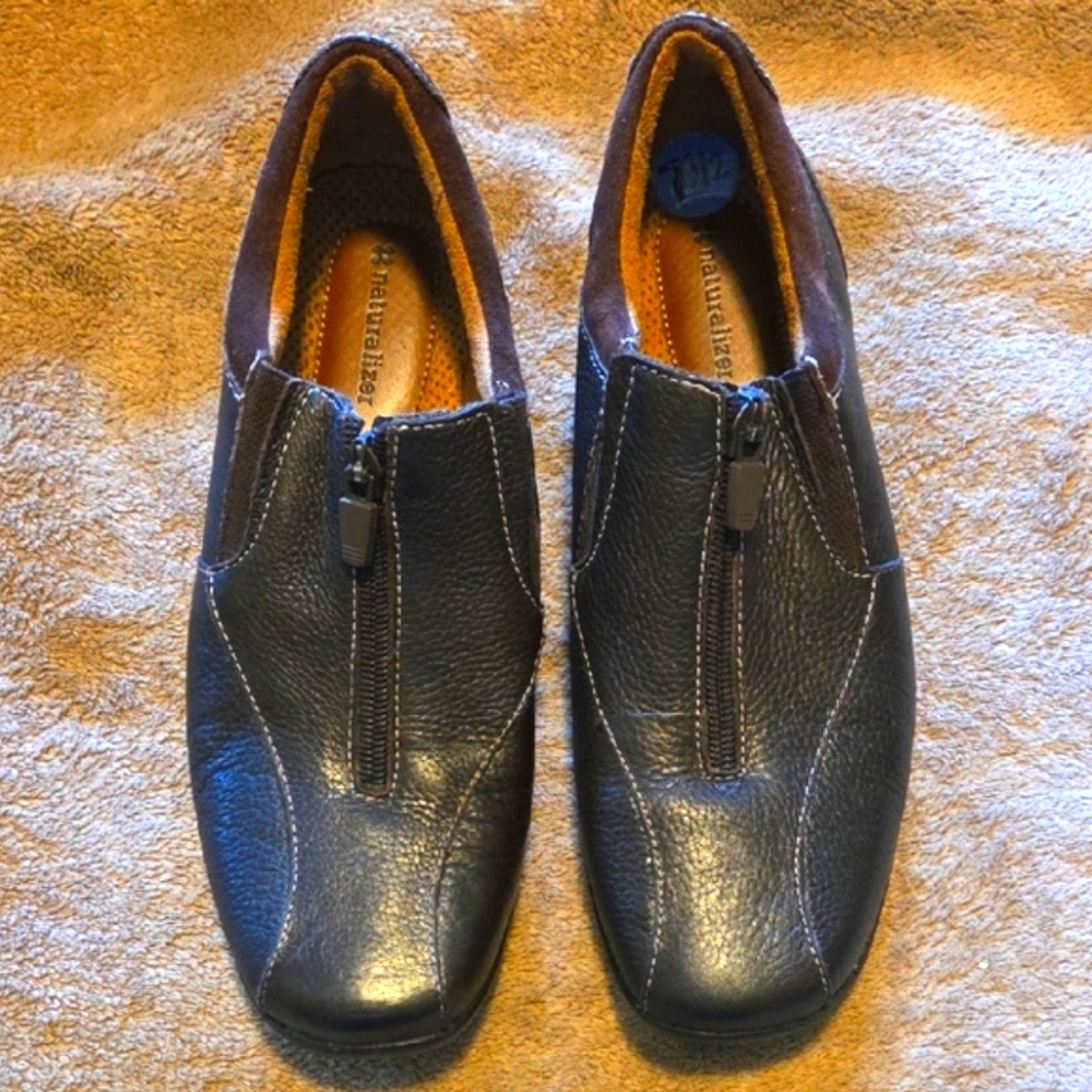 SOUL Naturalizer Chocolate Brown Leather Loafers | W 7.5 EUC